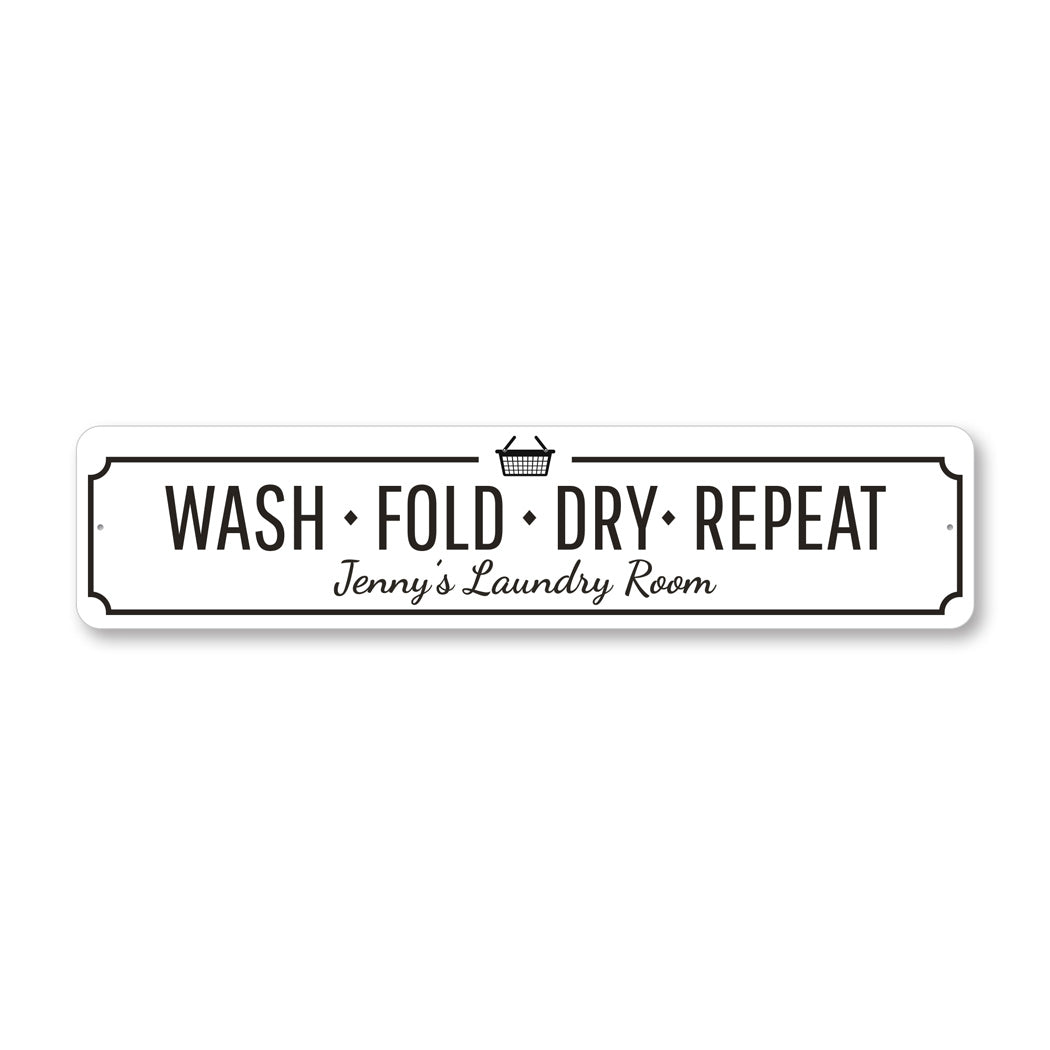 Wash Fold Dry Repeat Sign