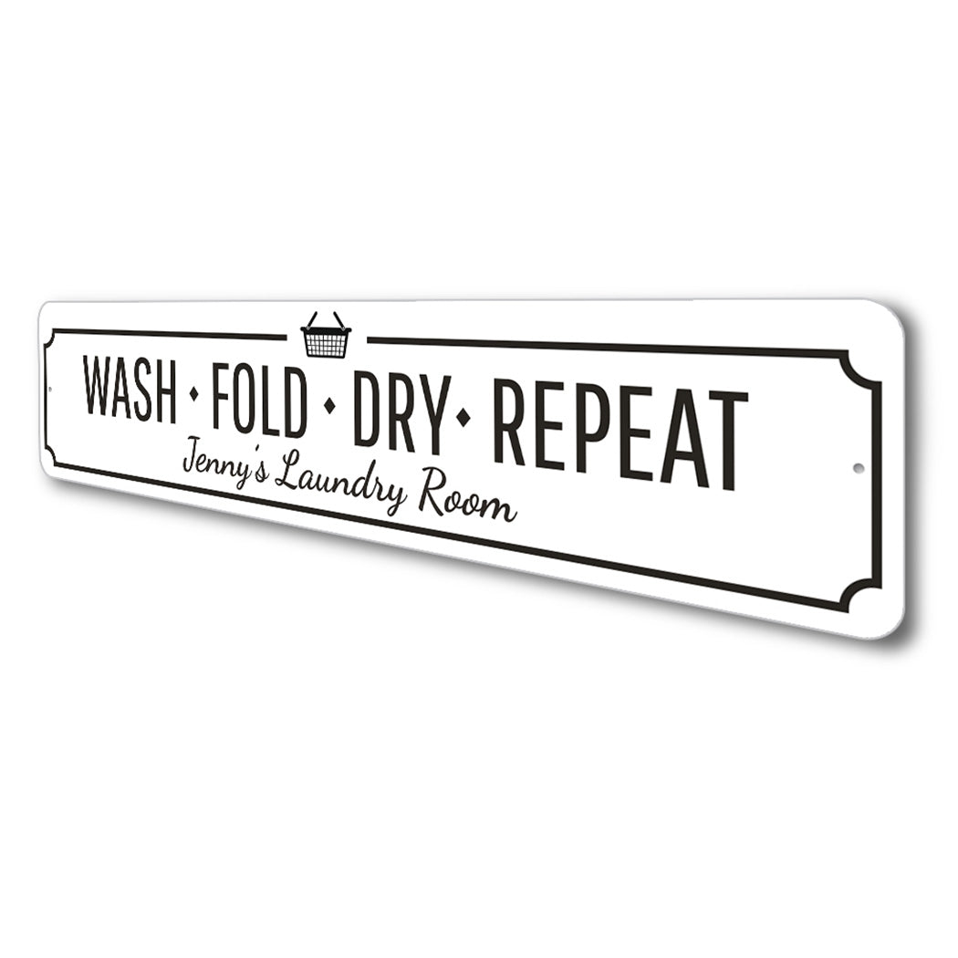 Wash Fold Dry Repeat Sign