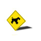 Airedale Terrier Dog Diamond Sign