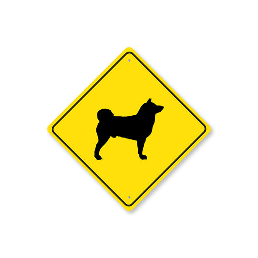 Akita Dog Diamond Sign