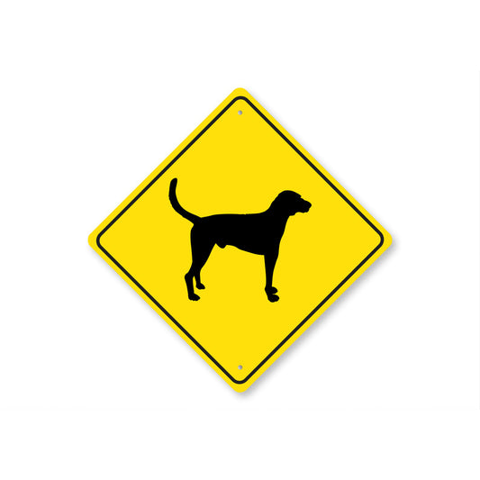 American Foxhound Dog Diamond Sign