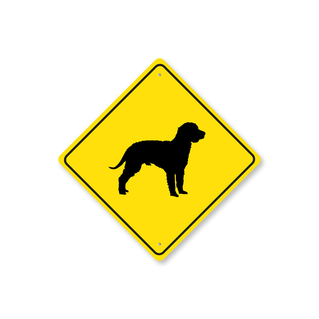 American Water Spaniel Dog Diamond Sign