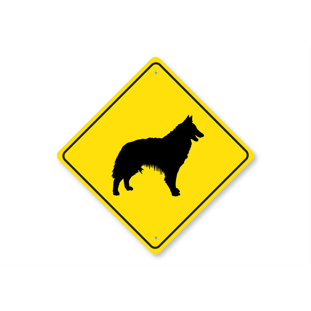 Belgian Tervuren Dog Diamond Sign