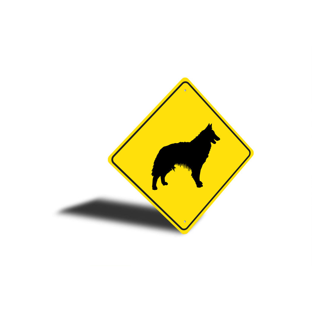 Belgian Tervuren Dog Diamond Sign