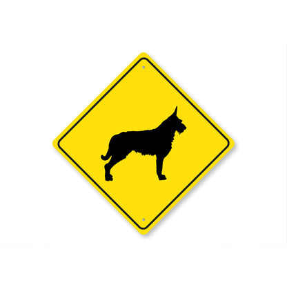 Berger Picard Dog Diamond Sign