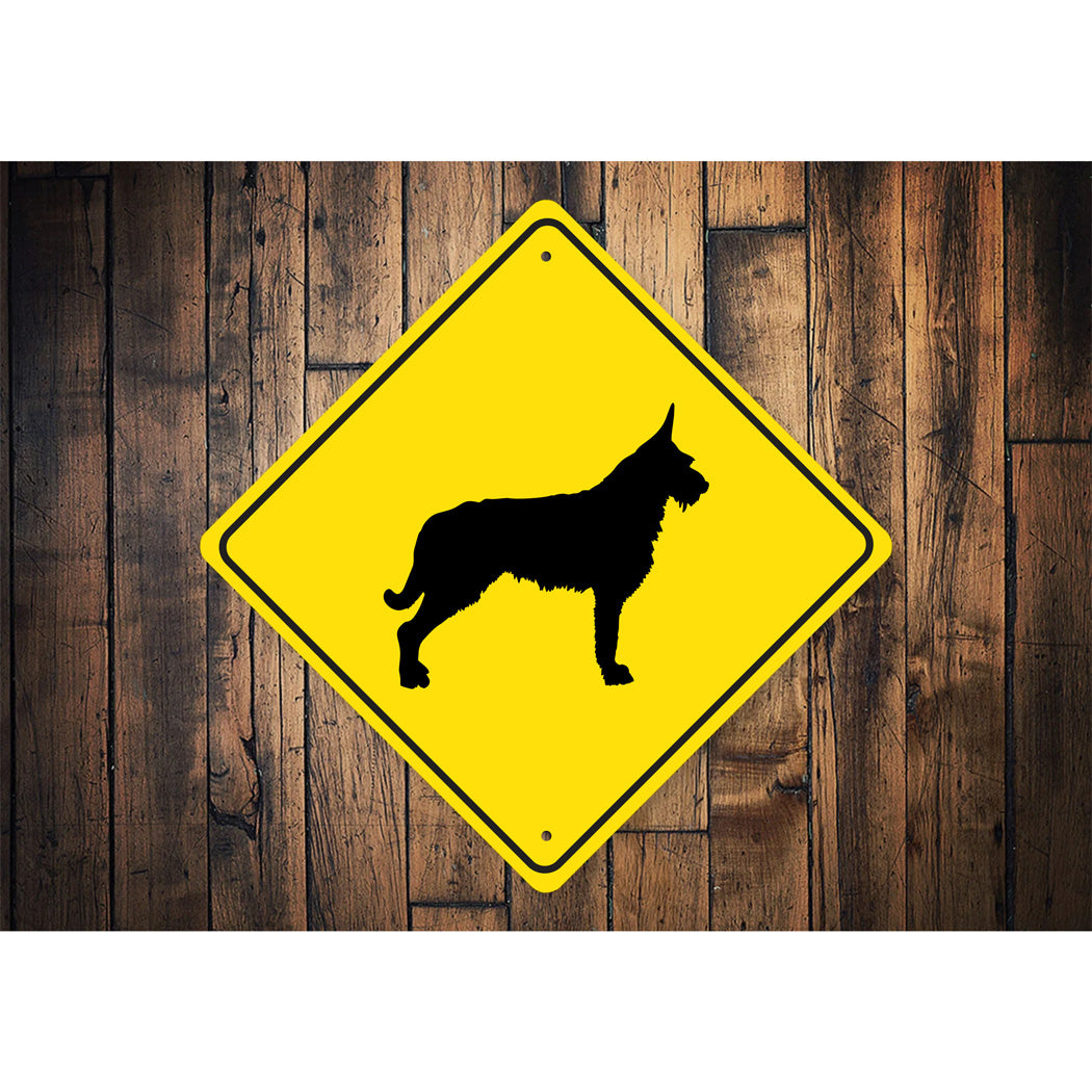 Berger Picard Dog Diamond Sign