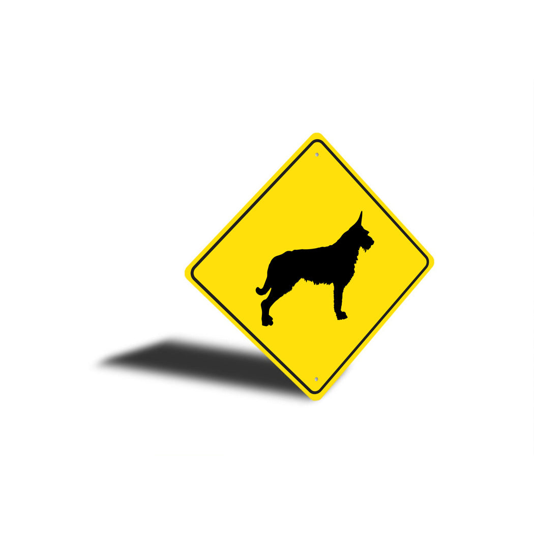 Berger Picard Dog Diamond Sign