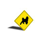 Bernedoodle Dog Diamond Sign