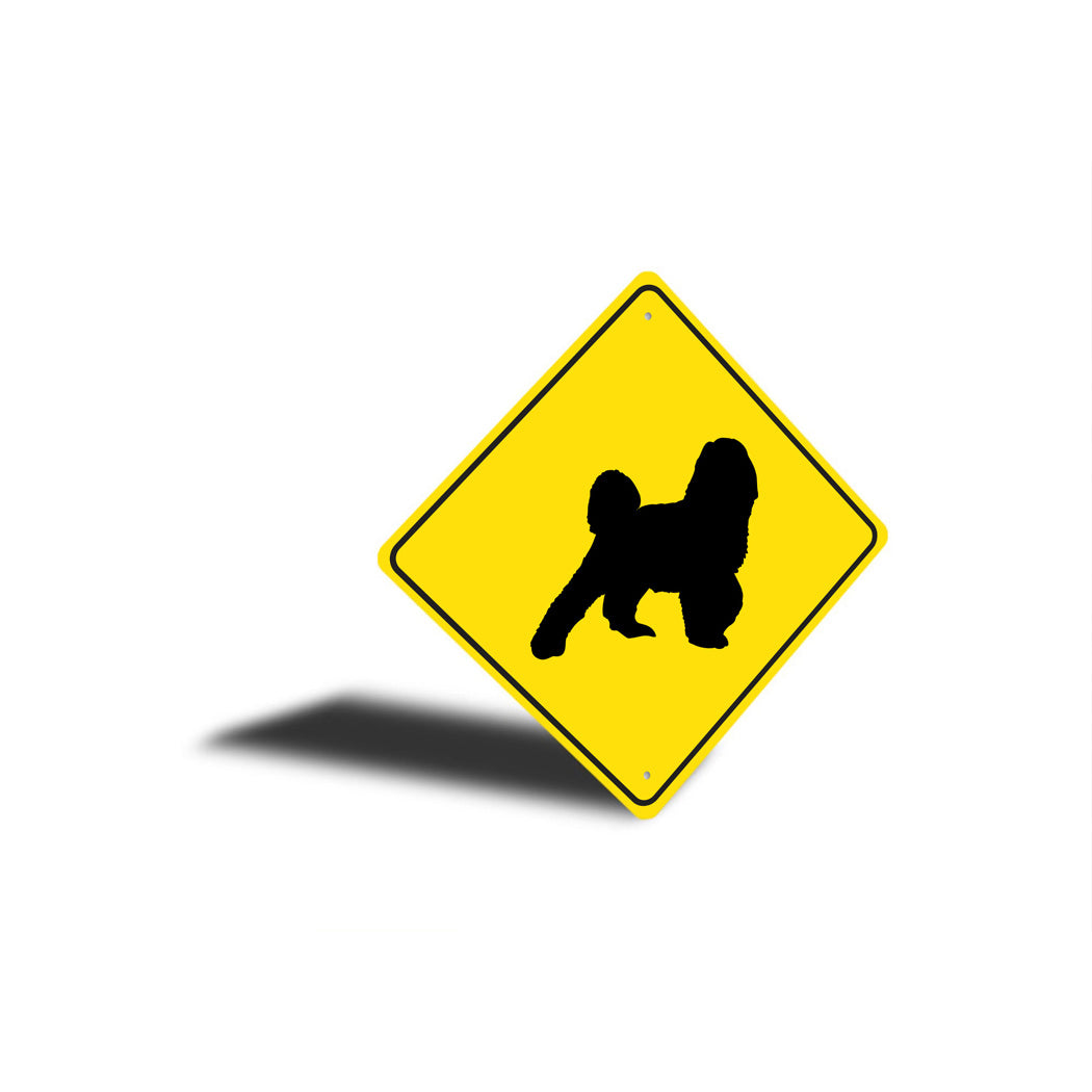 Bernedoodle Dog Diamond Sign