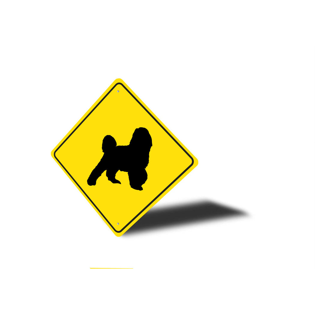 Bernedoodle Dog Diamond Sign