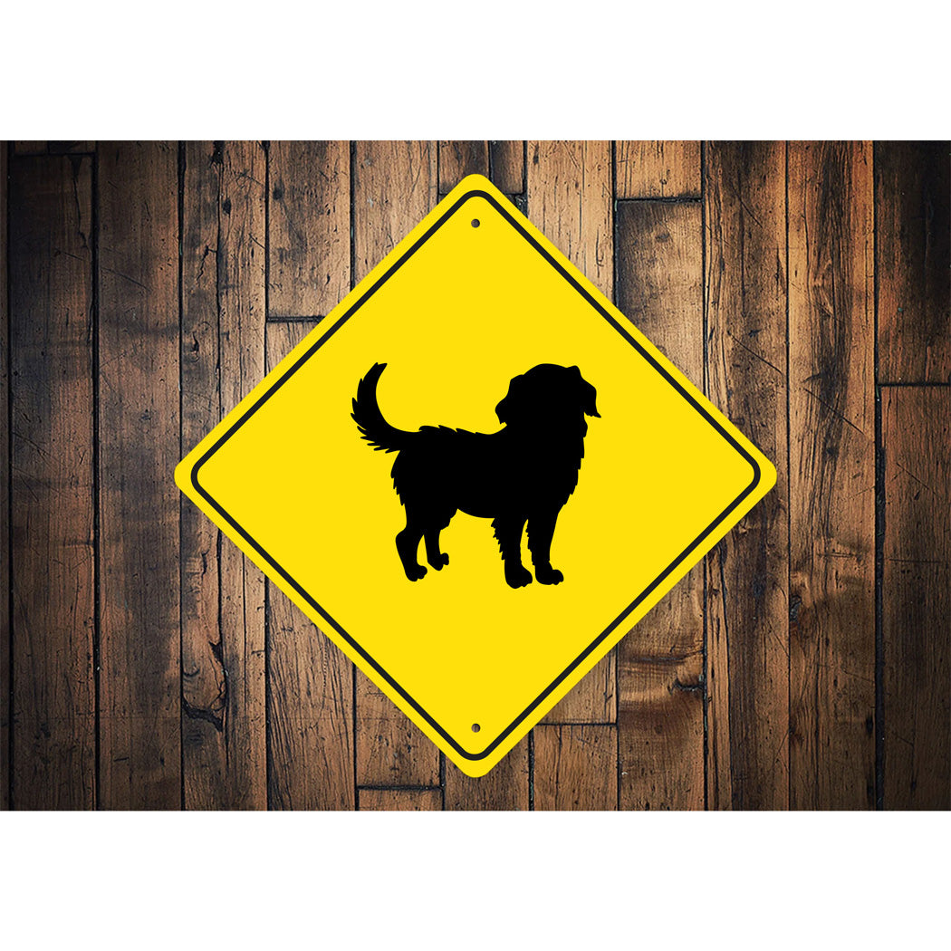 Bernese Mountain Dog Diamond Sign