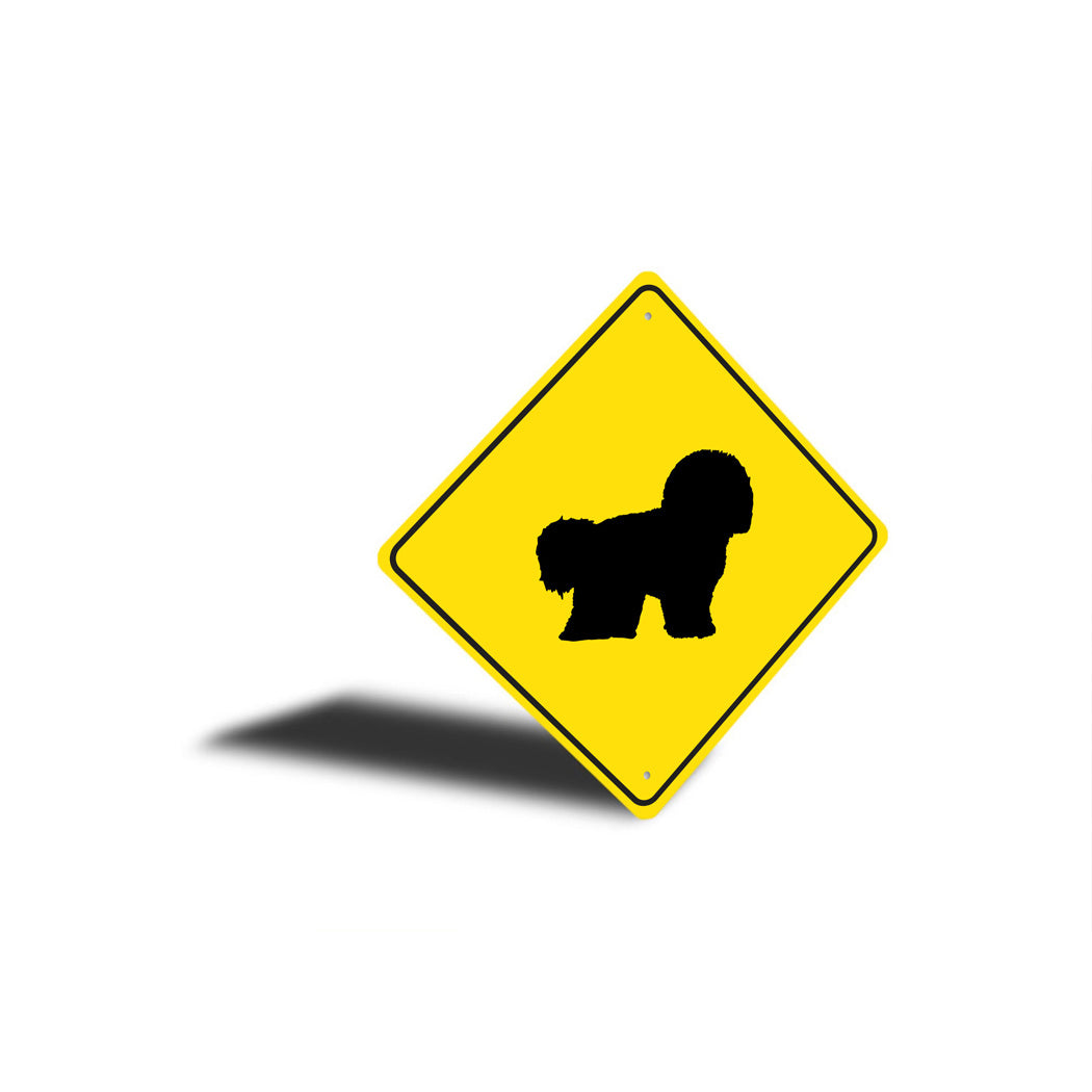 Bichon Frise Dog Diamond Sign