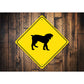 Boerboel Dog Diamond Sign