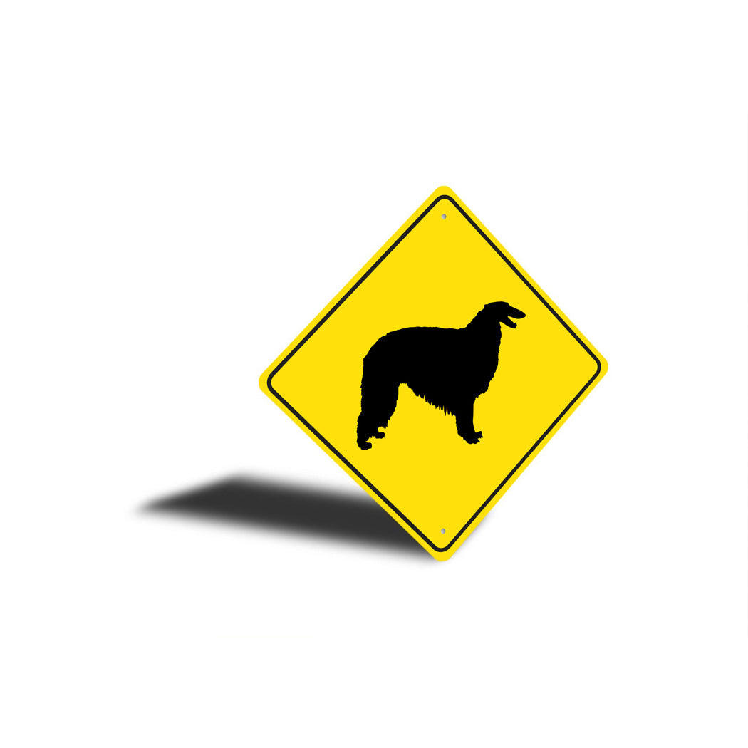 Borzoi Dog Diamond Sign