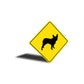 Boston Terrier Dog Diamond Sign