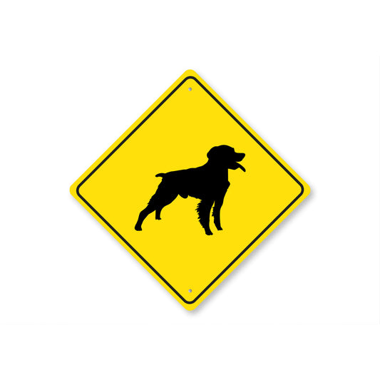 Brittany Dog Diamond Sign