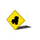 Maltipoo Dog Diamond Sign