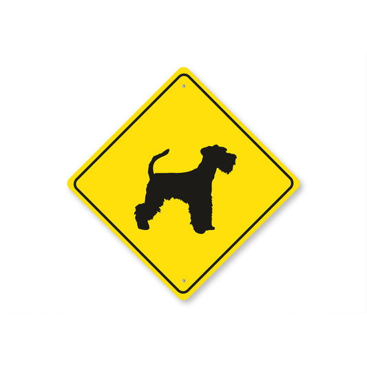 Miniature Schnauzer Dog Diamond Sign