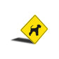Miniature Schnauzer Dog Diamond Sign