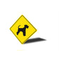 Miniature Schnauzer Dog Diamond Sign
