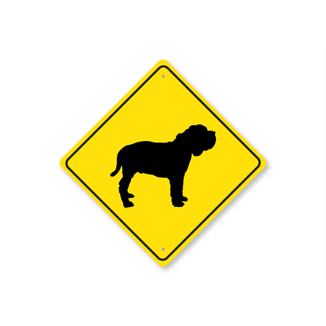 Neapolitan Mastiff Dog Diamond Sign