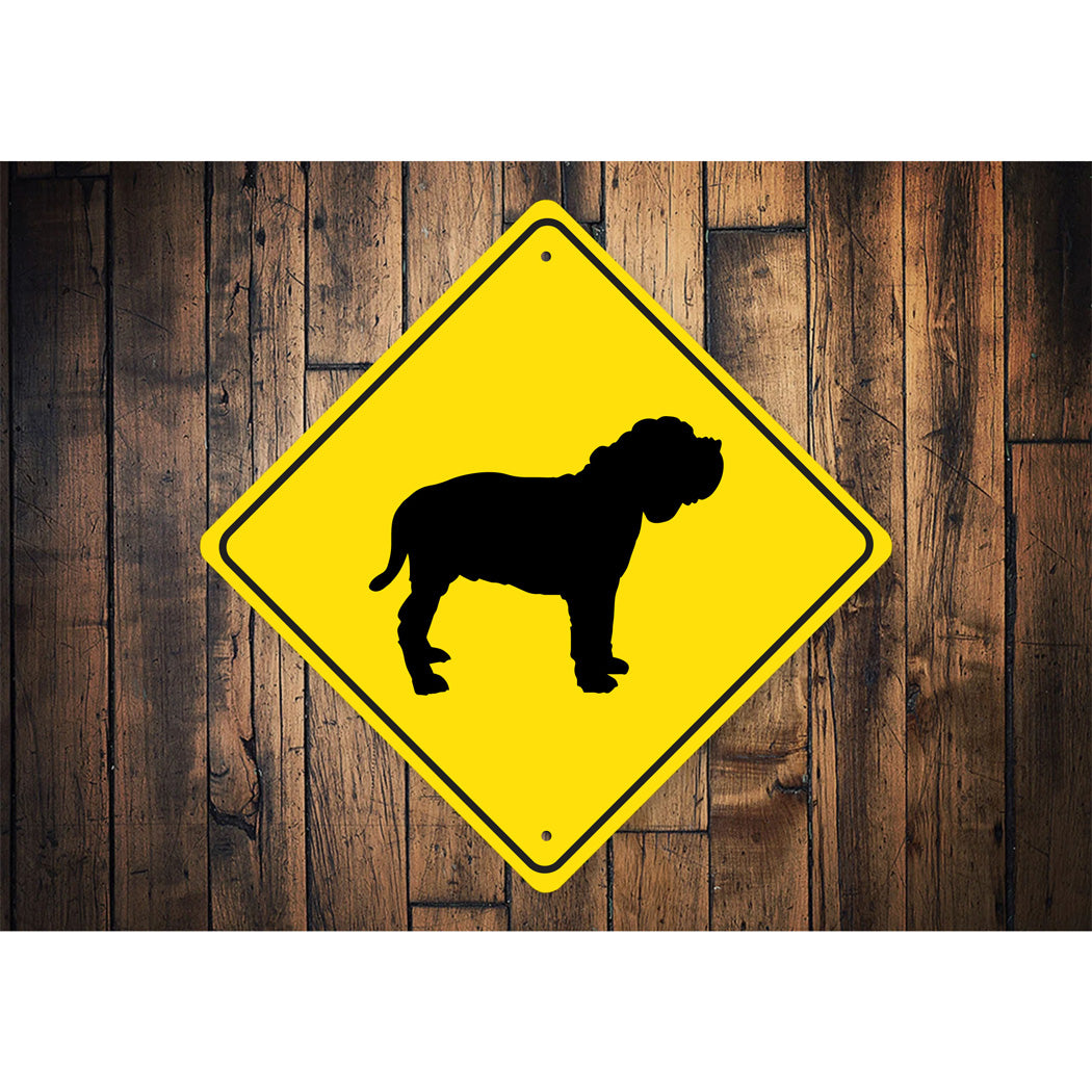 Neapolitan Mastiff Dog Diamond Sign