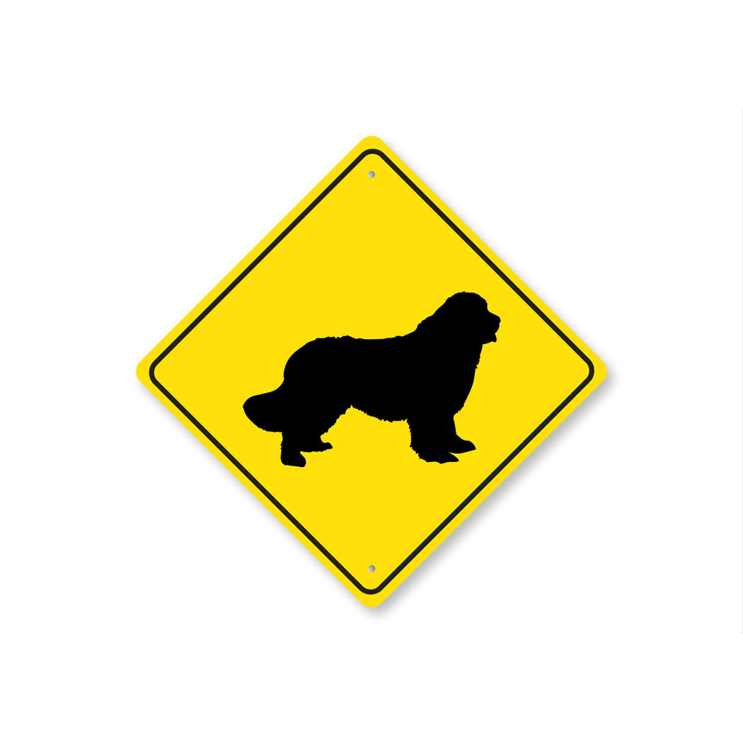 Newfoundland Dog Diamond Sign