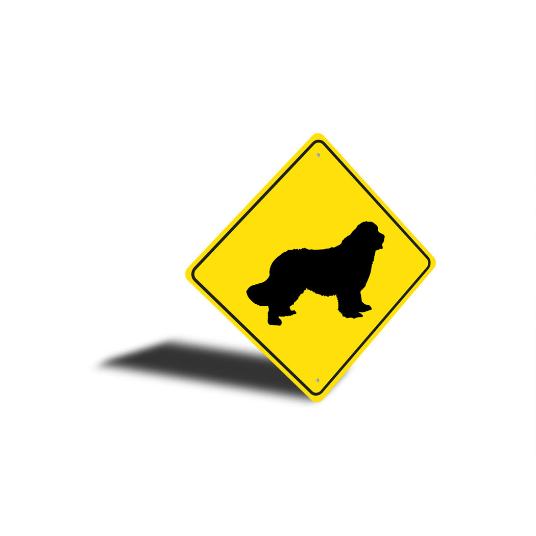 Newfoundland Dog Diamond Sign