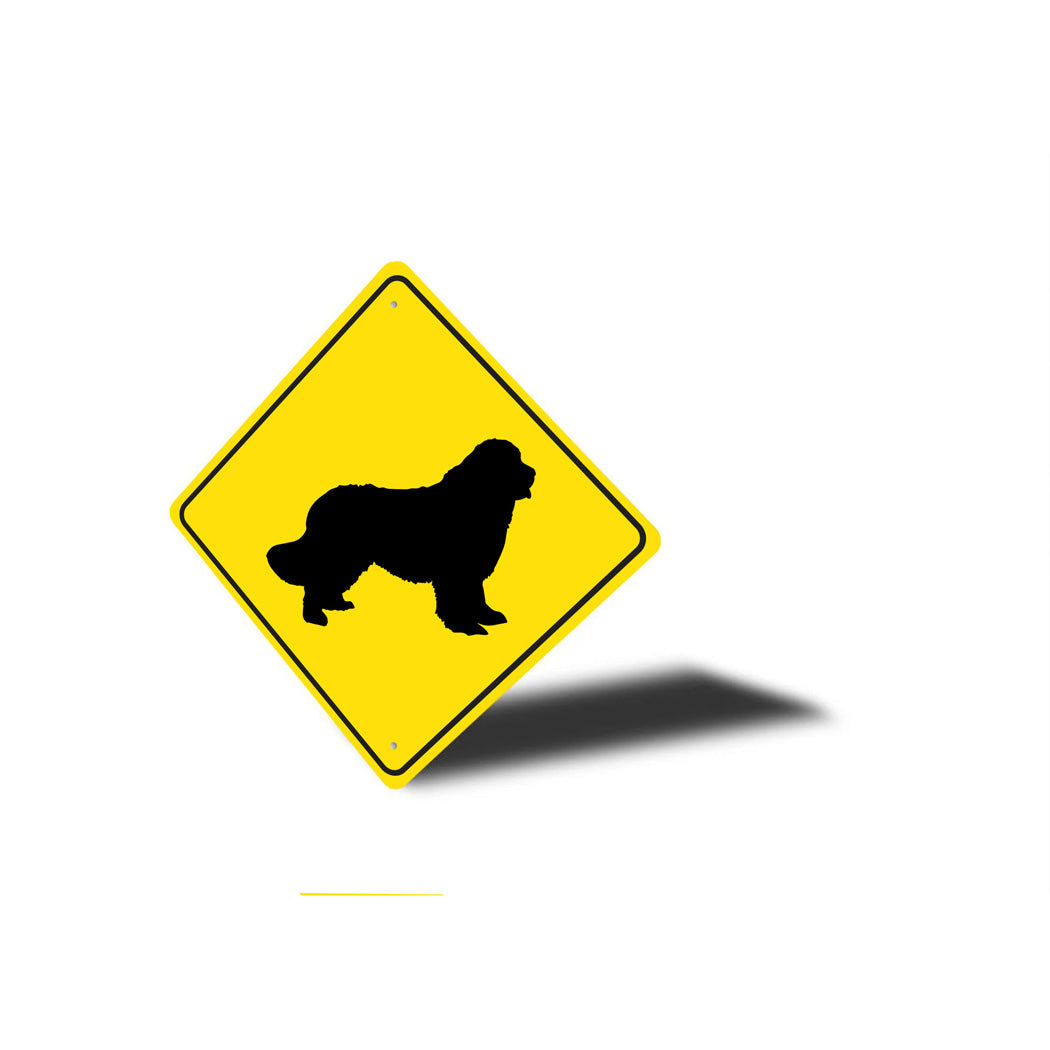 Newfoundland Dog Diamond Sign