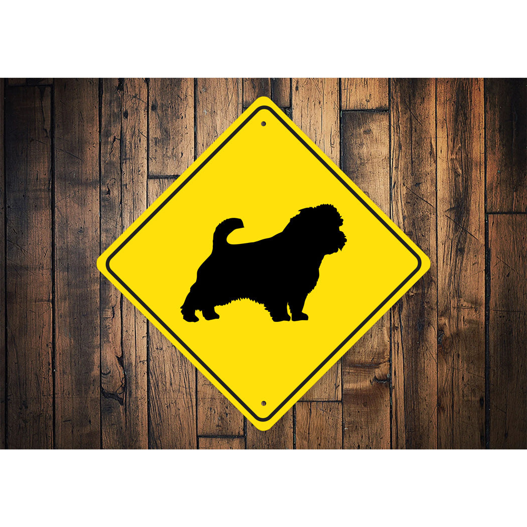 Norfolk Terrier Dog Diamond Sign