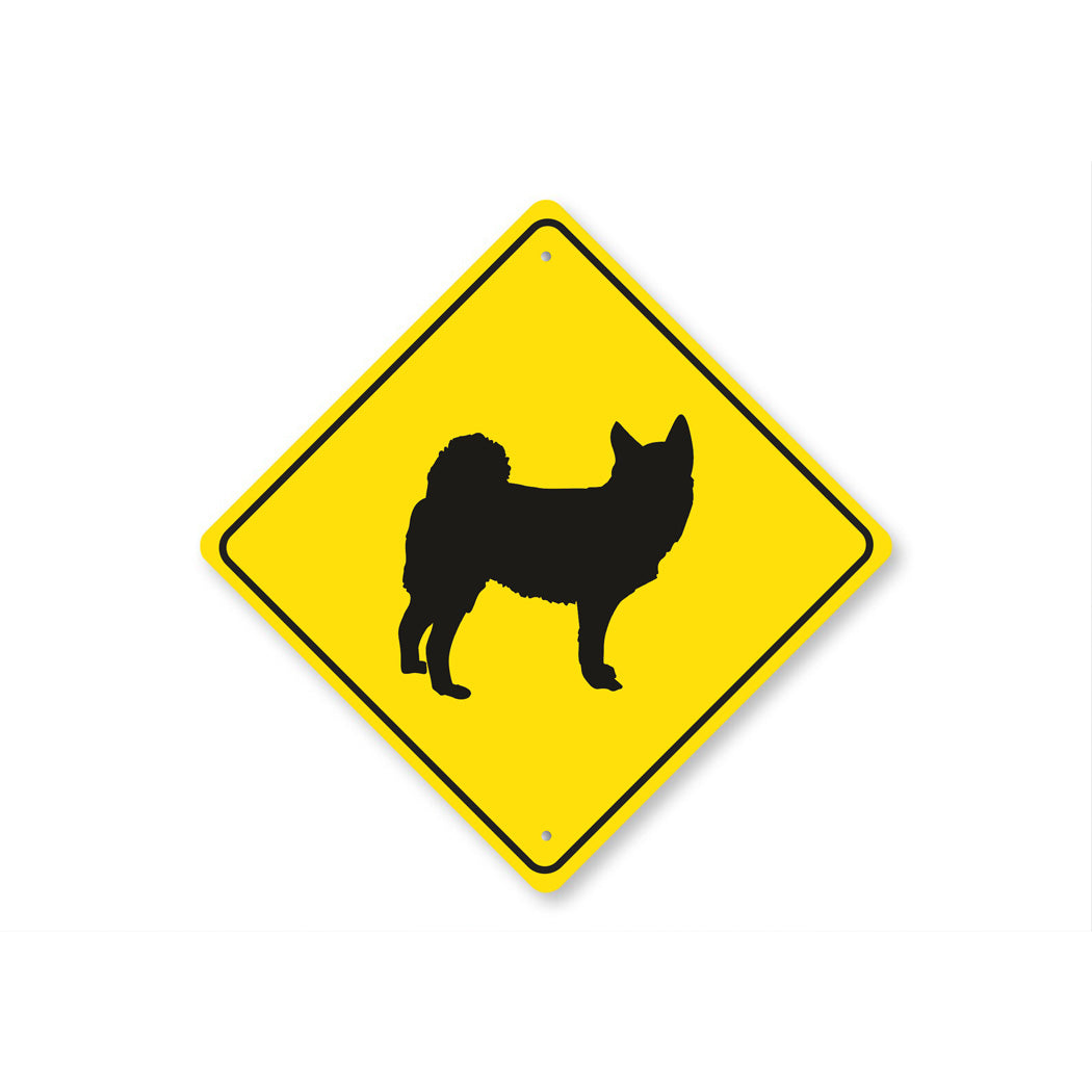 Norwegian Buhund Dog Diamond Sign