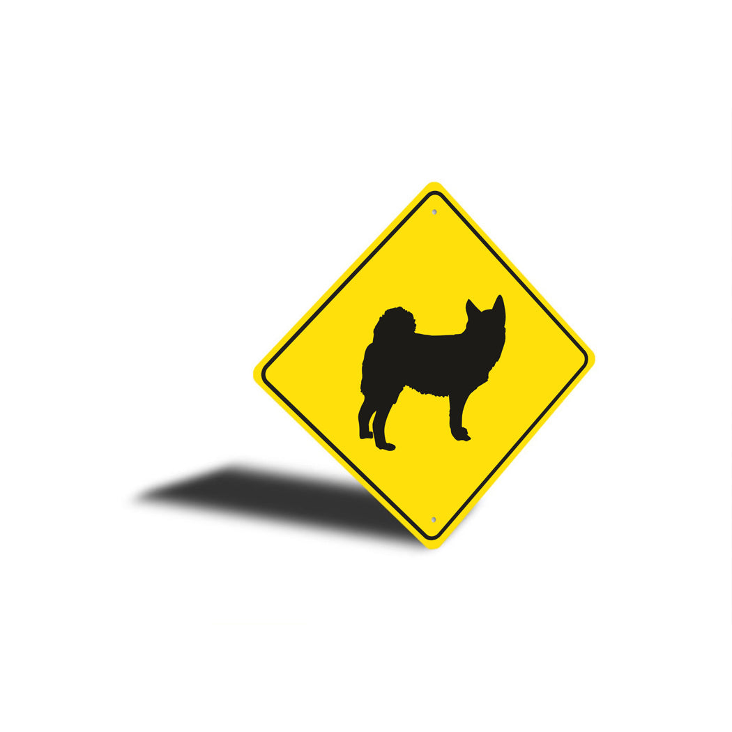 Norwegian Buhund Dog Diamond Sign