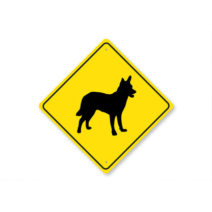 Norwegian Lundehund Dog Diamond Sign