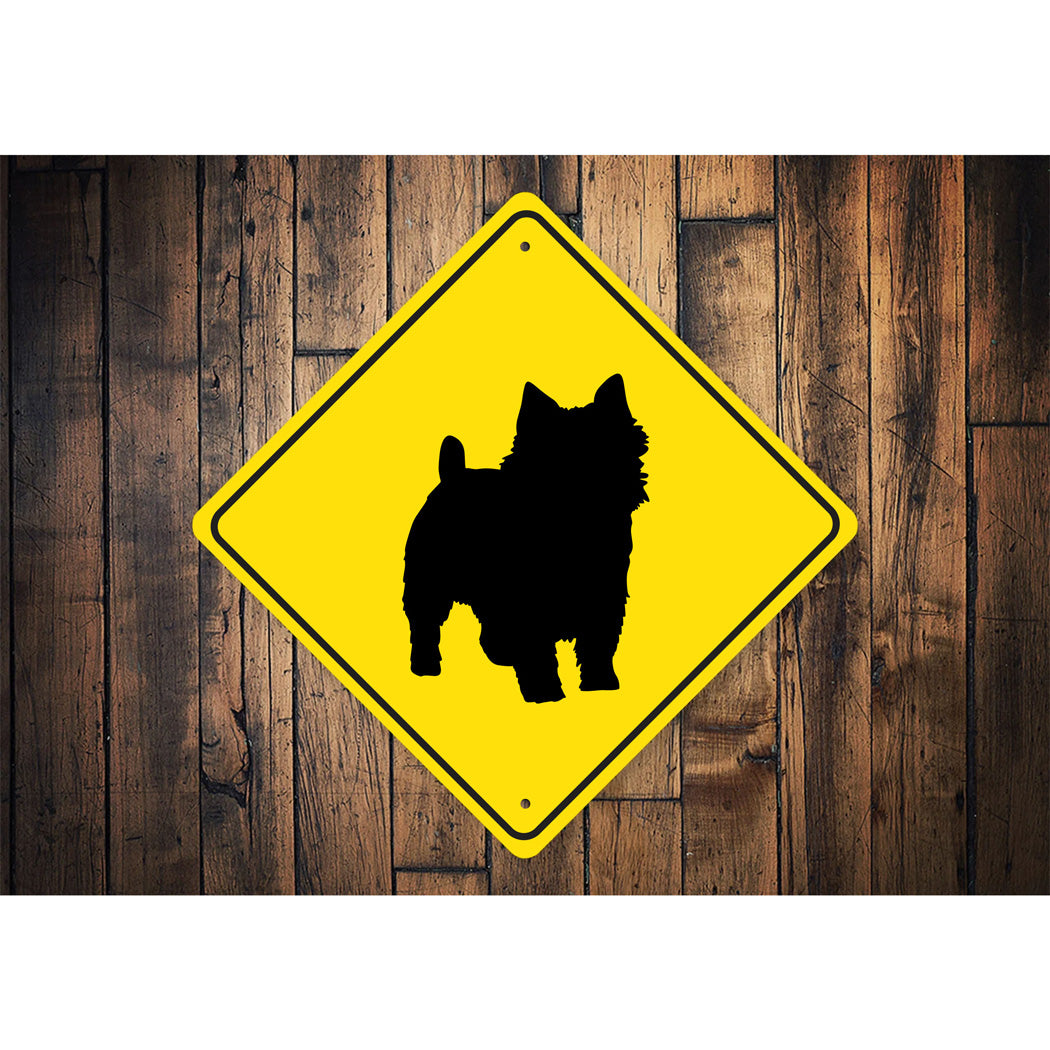 Norwich Terrier Dog Diamond Sign