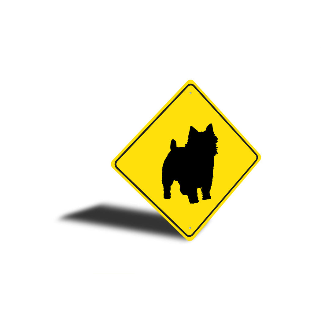 Norwich Terrier Dog Diamond Sign