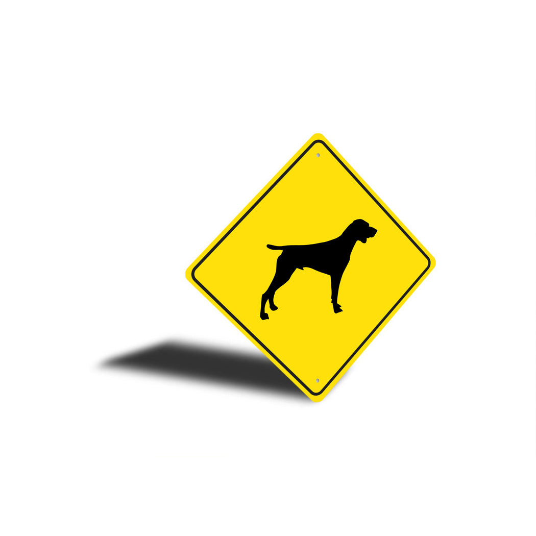 Pointer Dog Diamond Sign