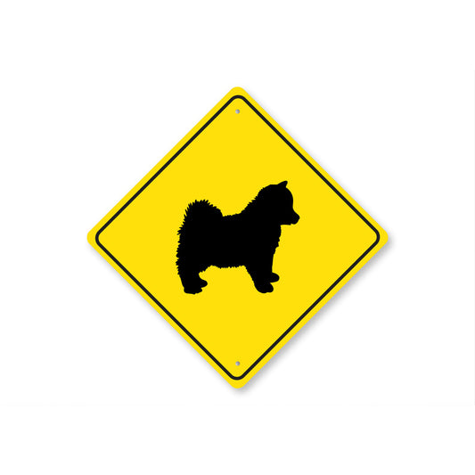 Pomsky Dog Diamond Sign