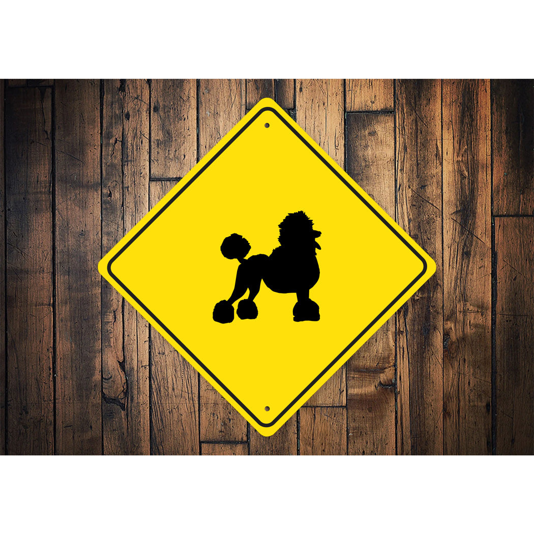 Poodle Dog Diamond Sign