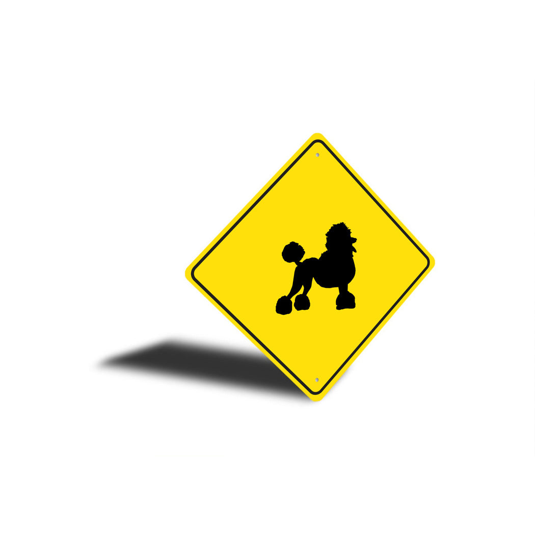 Poodle Dog Diamond Sign