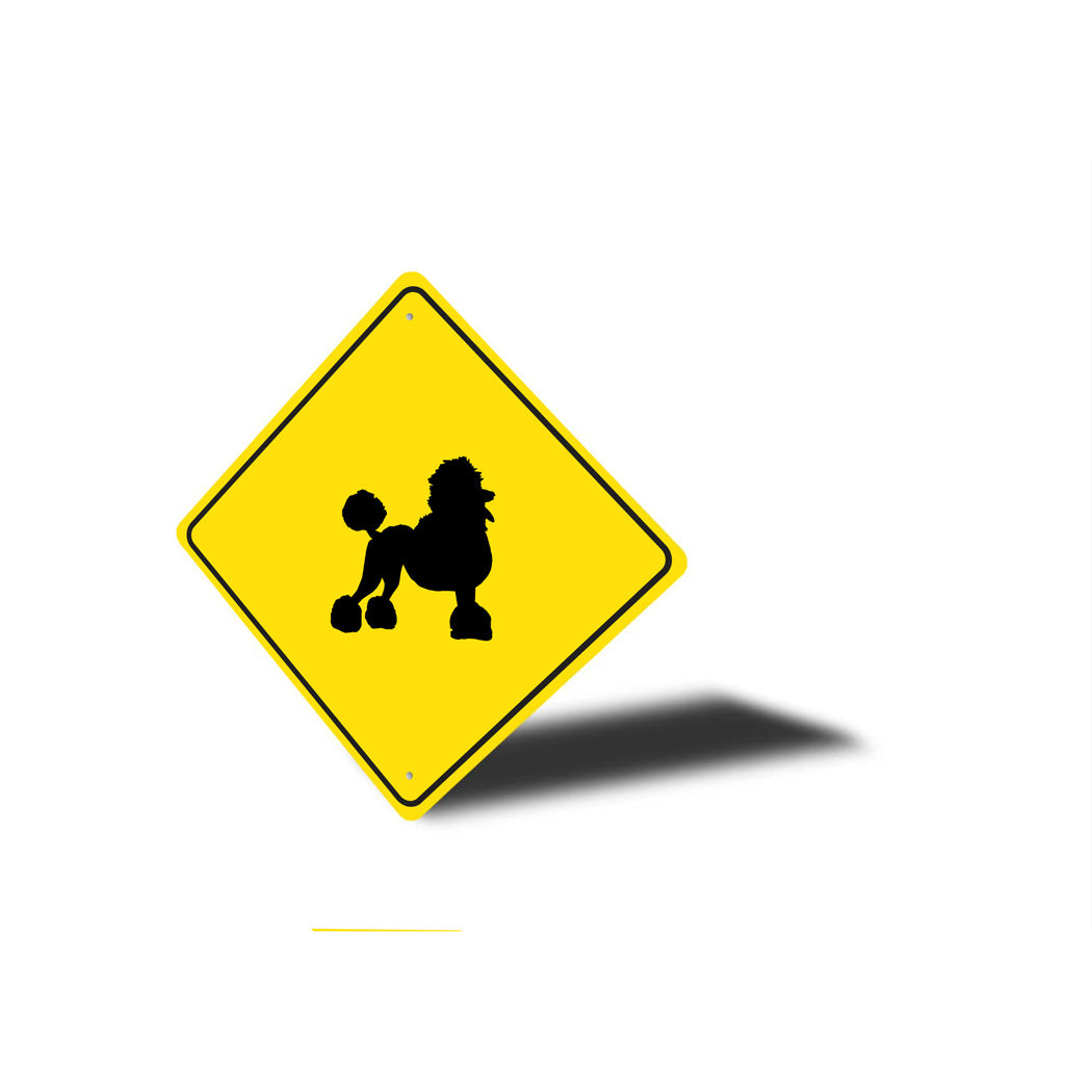 Poodle Dog Diamond Sign