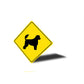 Portugese Water Dog Diamond Sign