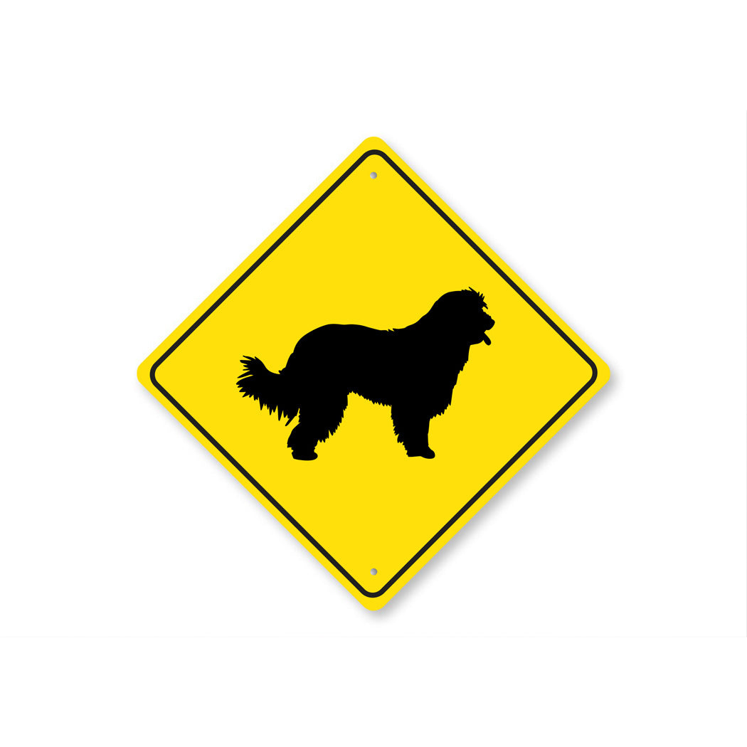 Pyrenean Sheperd Dog Diamond Sign