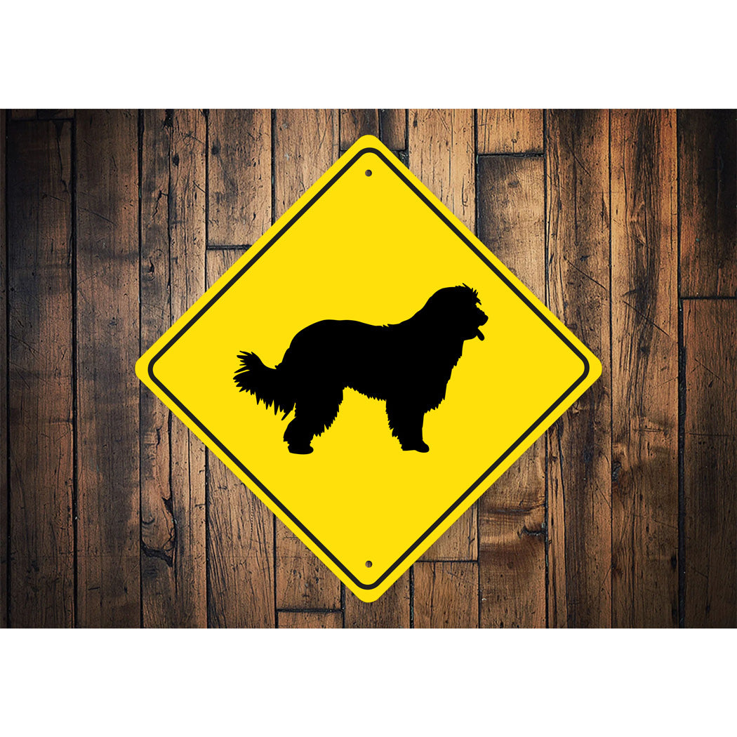 Pyrenean Sheperd Dog Diamond Sign