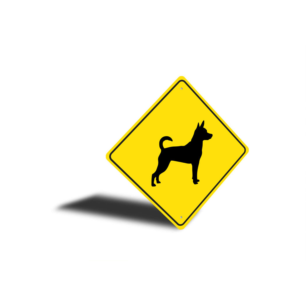 Rat Terrier Dog Diamond Sign