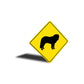 Saint Bernard Dog Diamond Sign