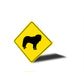 Saint Bernard Dog Diamond Sign