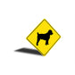 Schnoodle Dog Diamond Sign