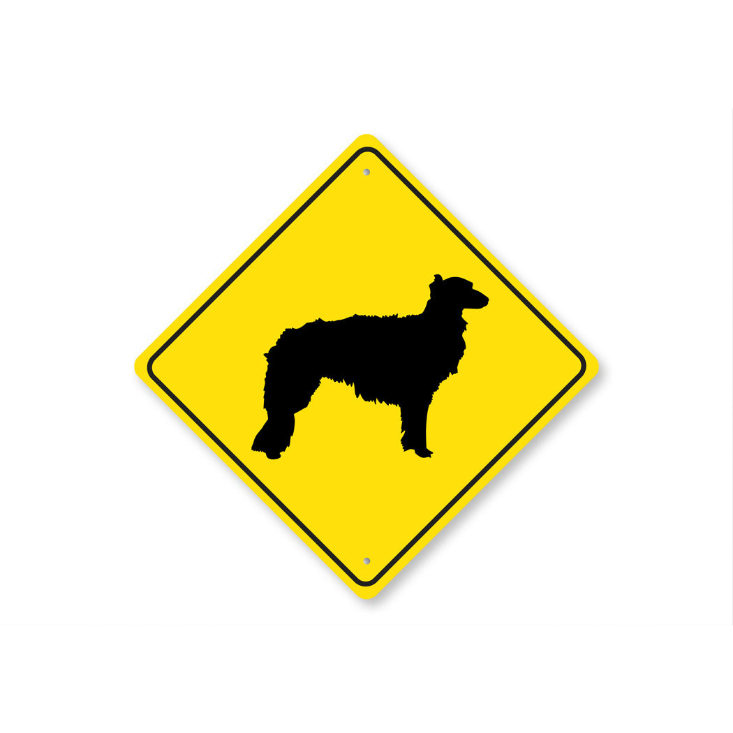 Silken Windhound Dog Diamond Sign