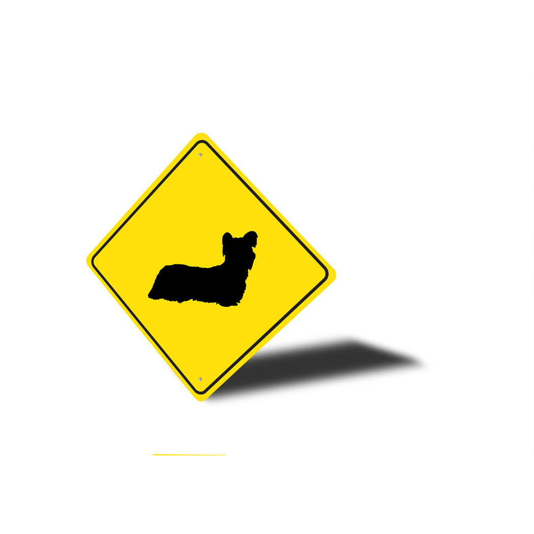 Skye Terrier Dog Diamond Sign