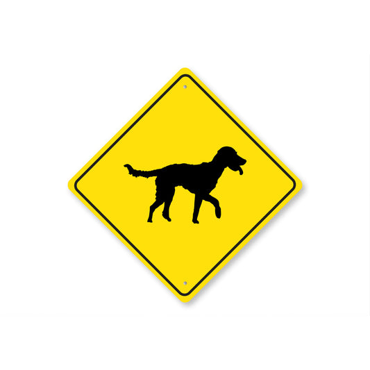 Small Munsterland Pointer Dog Diamond Sign